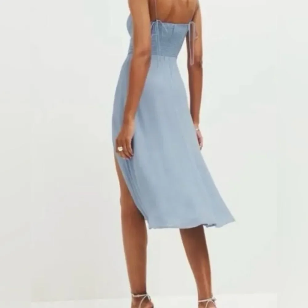 Reformation Juliette Dress in Mineral Blue Size 4 - Picture 3 of 13